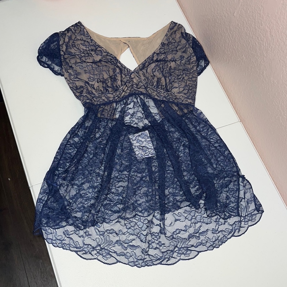 Sheer baby doll top